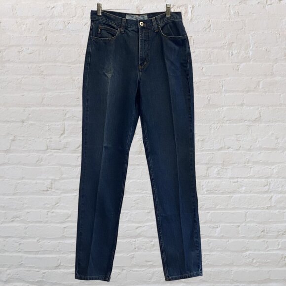 RARE VINTAGE 90'S GUESS JEAN -- Classic Fit, Narrow Leg, Am Trad, Dk Blue, #1050 - Picture 2 of 11